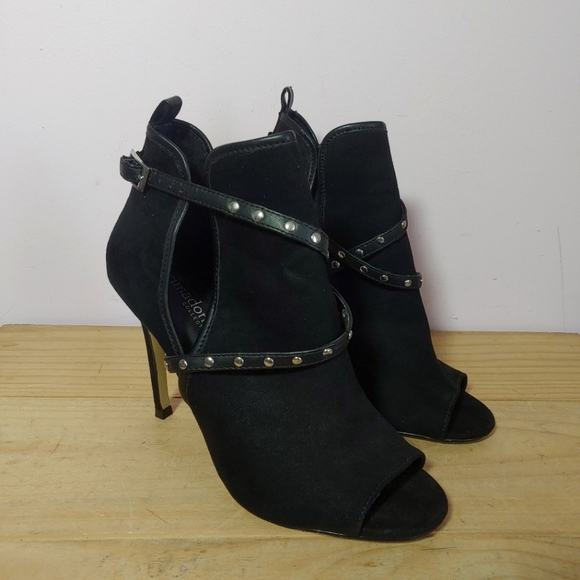 Primadonna collection black peep toe heels, size 37 EU - Picture 3 of 11